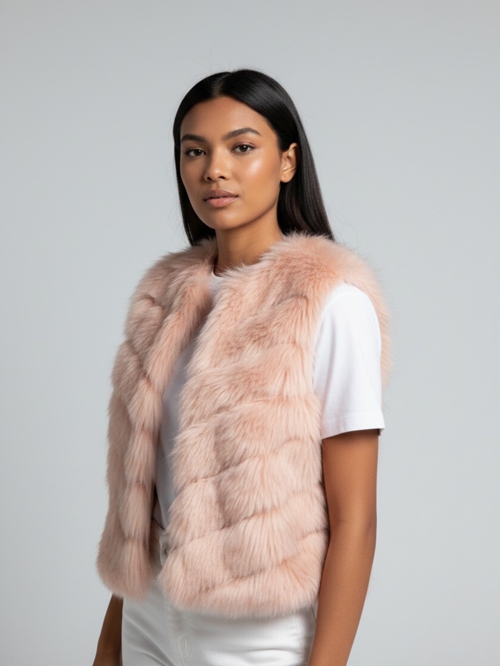 Main Strip Fur Vest